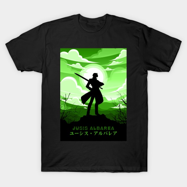 Jusis Albarea | Trails Of Cold Steel T-Shirt by GuruBoyAmanah